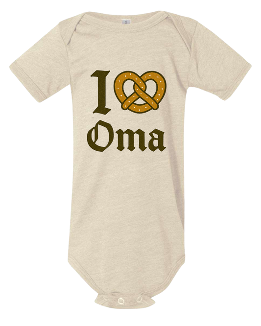 PRE-ORDER: I Heart Oma Onesie