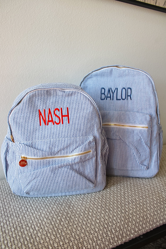 Gingham Backpack