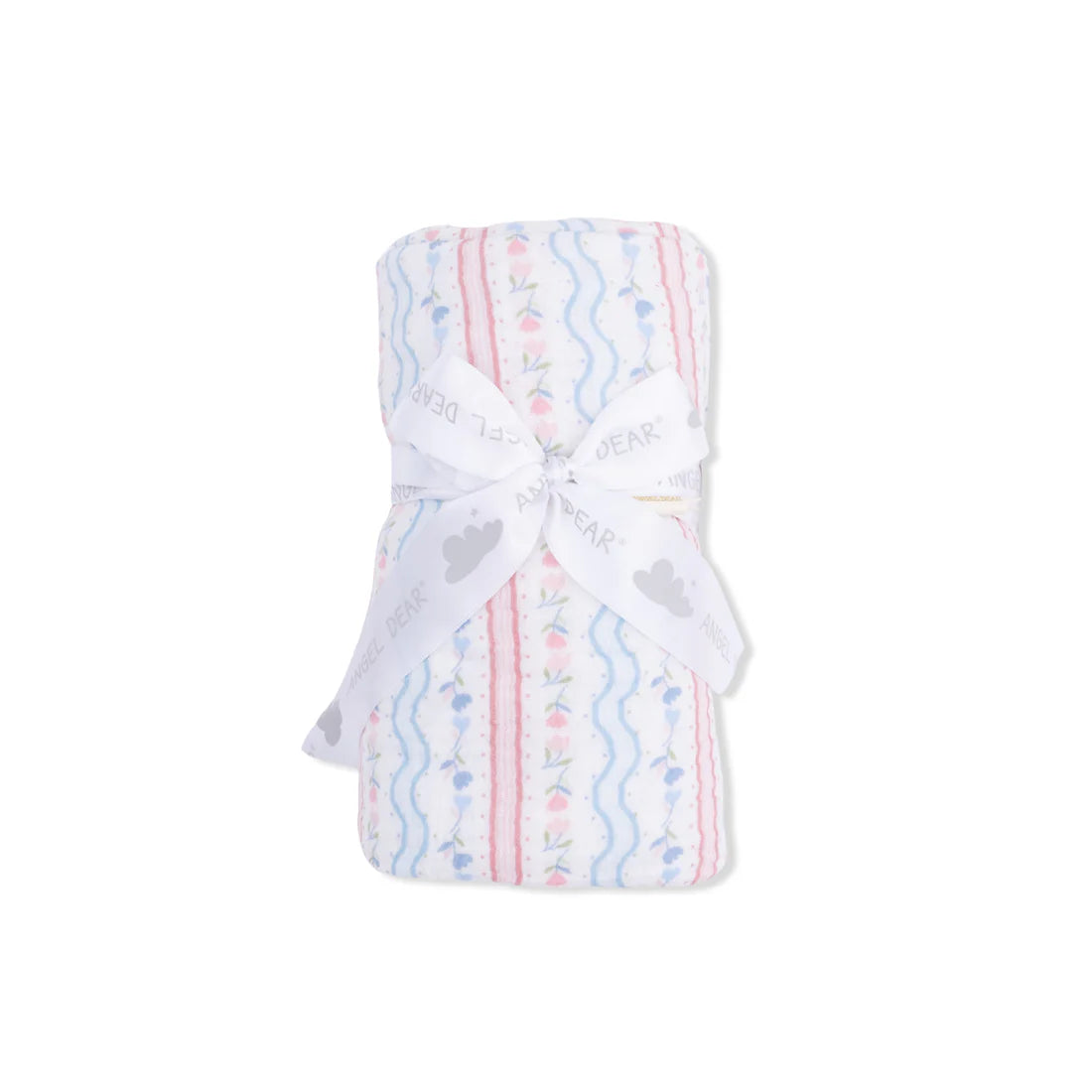 Tulip Stripe Muslin Swaddle