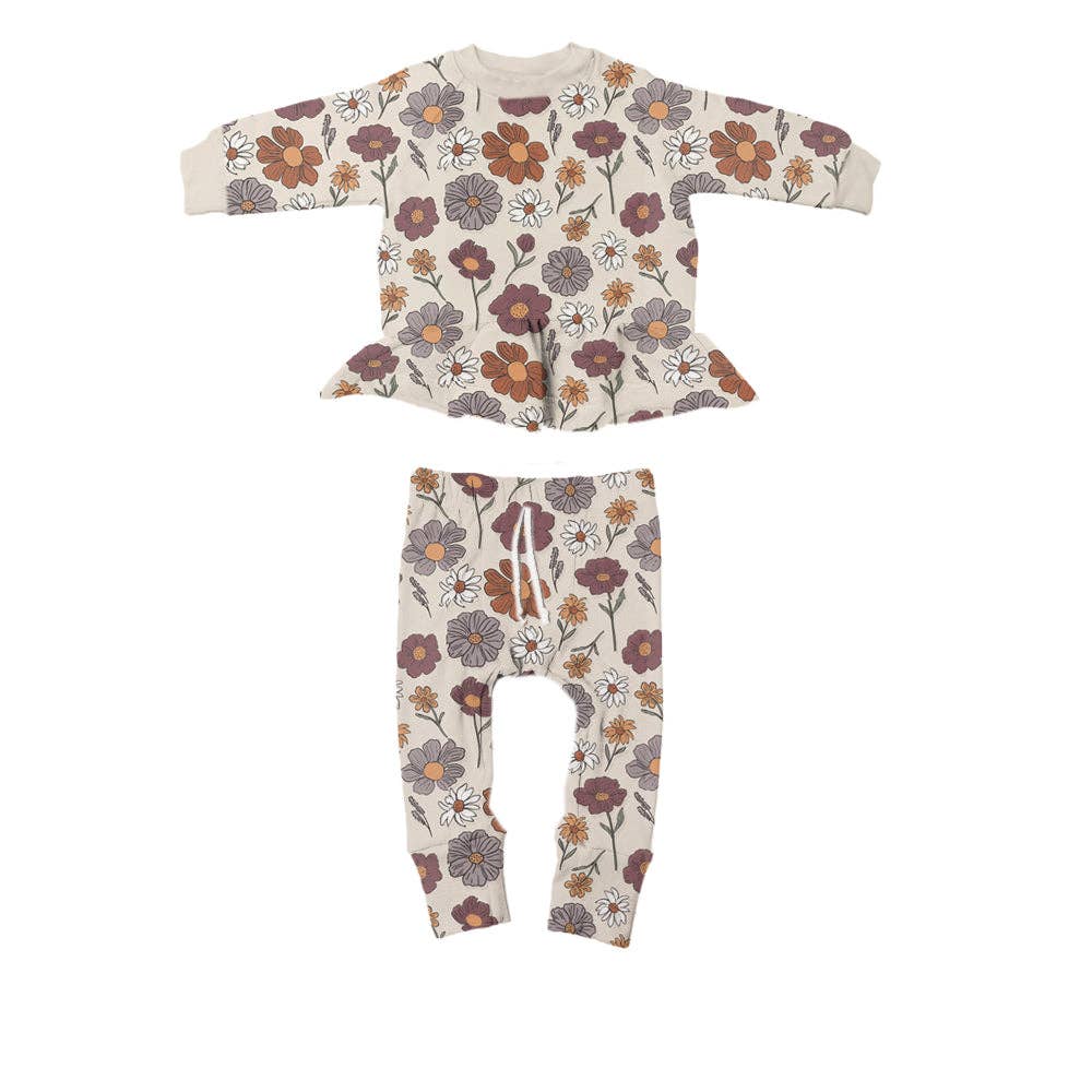 Bouquet Ruffle Sweatsuit