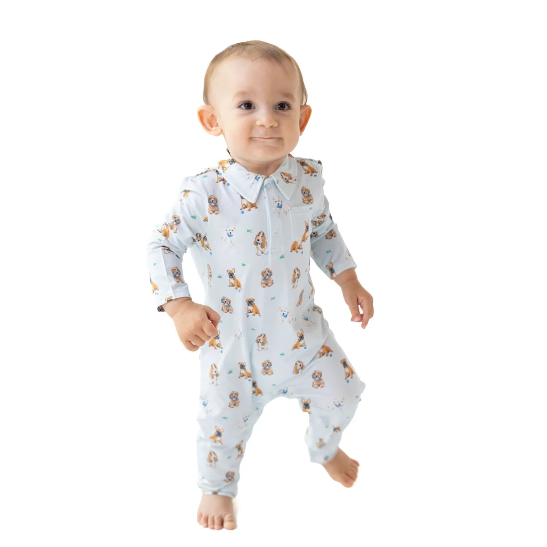Bestie Dogs Polo Romper
