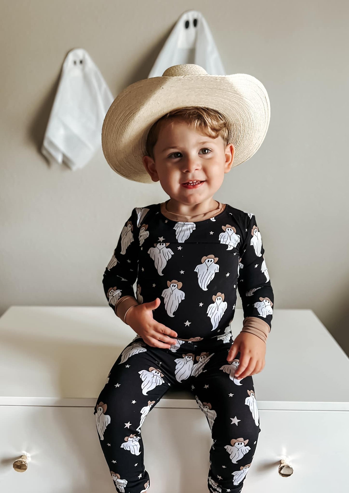 Ghost Cowboy Bamboo Toddler Set