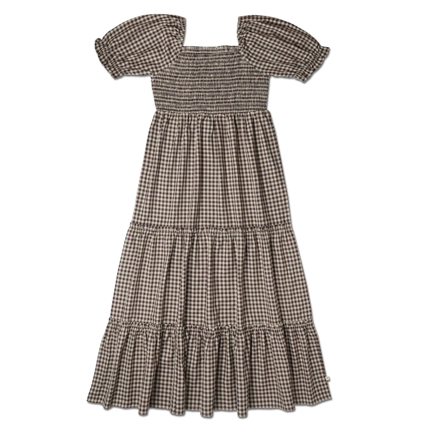 Gingham Checks Women's Smocked Dress