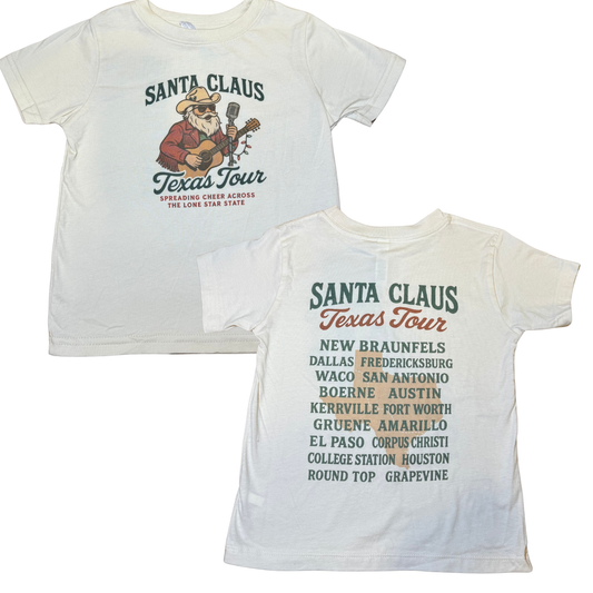 Santa Claus Texas Tour Adult Tee