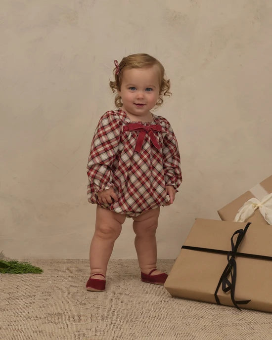 Annette Romper Holiday Tartan