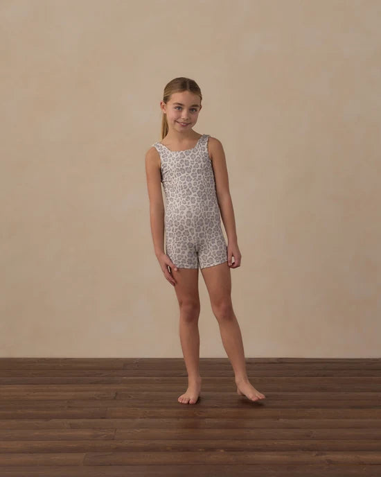 Malibu Bodysuit Blue Leopard