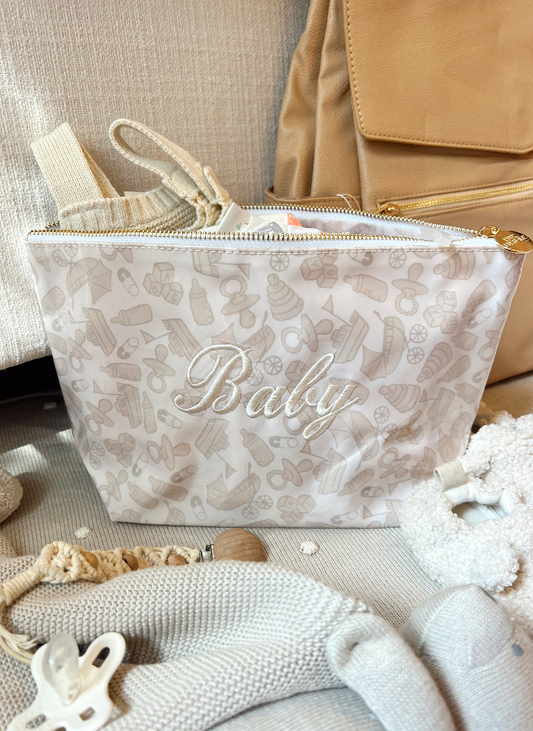 Neutral Bear Clear Coat Pouch