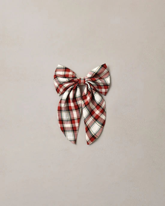 Everly Bow Holiday Tartan