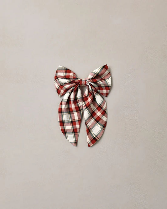 Everly Bow Holiday Tartan