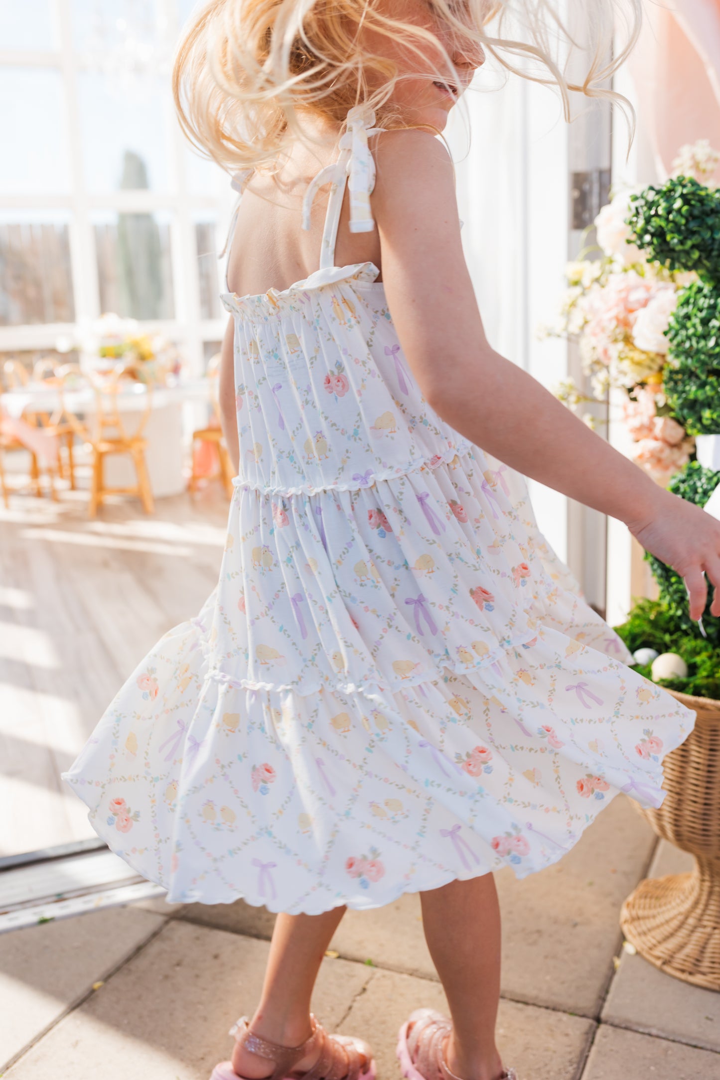 Peep and Petal Twirl Dress