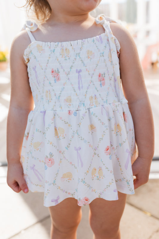 Peep and Petal Twirl Bodysuit