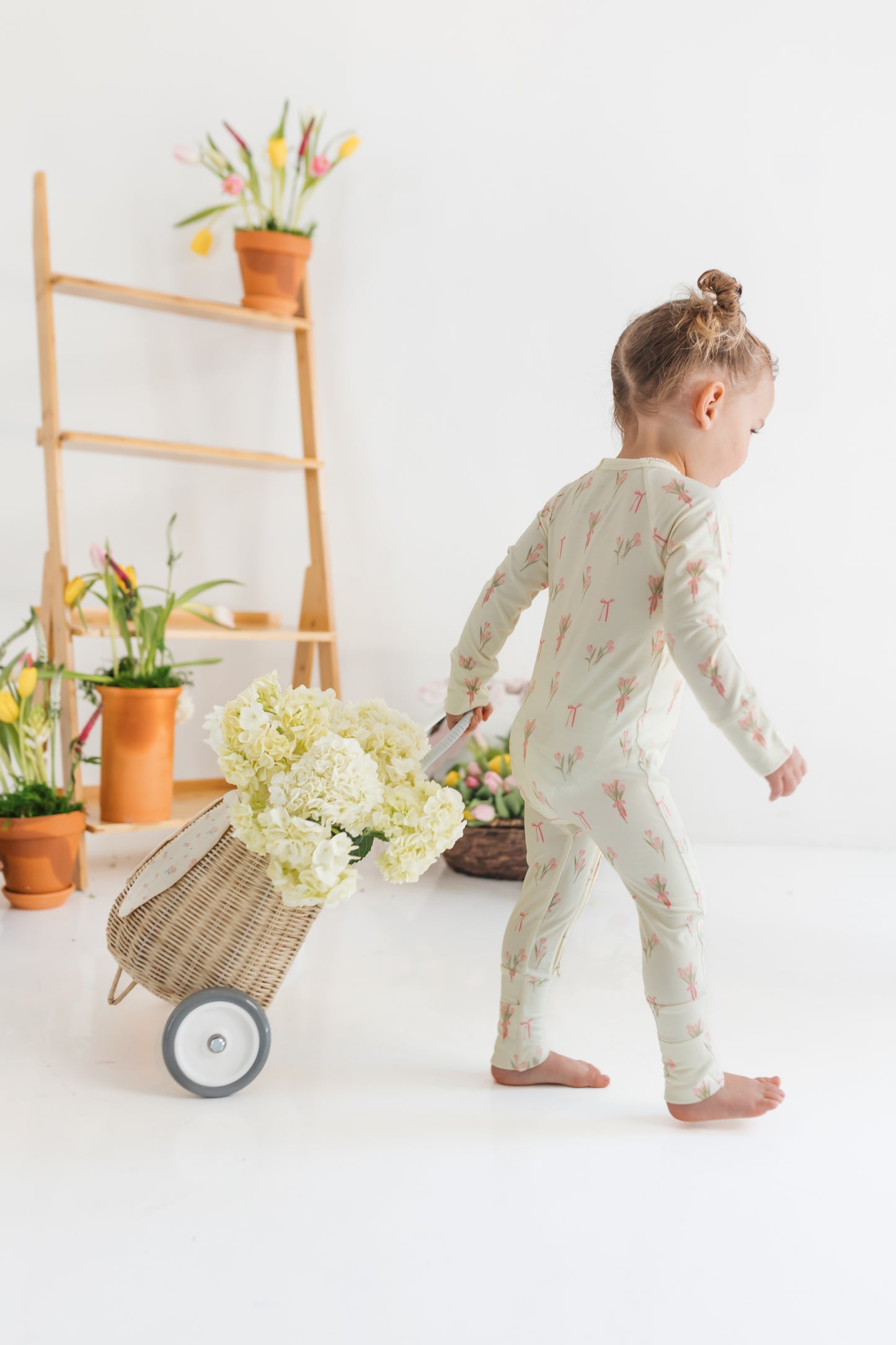 Tulip Fields Zipper Romper