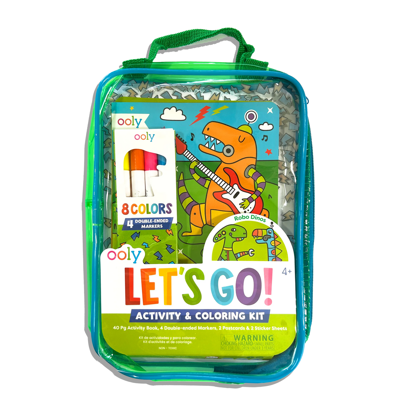 Dinos Let's Go!: Activity & Coloring Kit