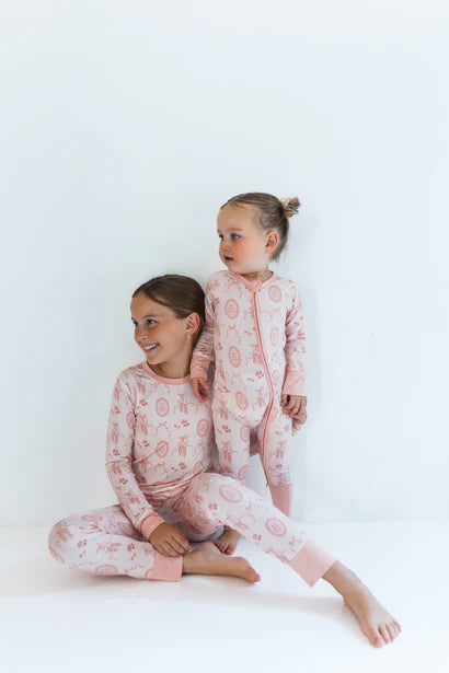 Ballet Slippers Zipper Romper