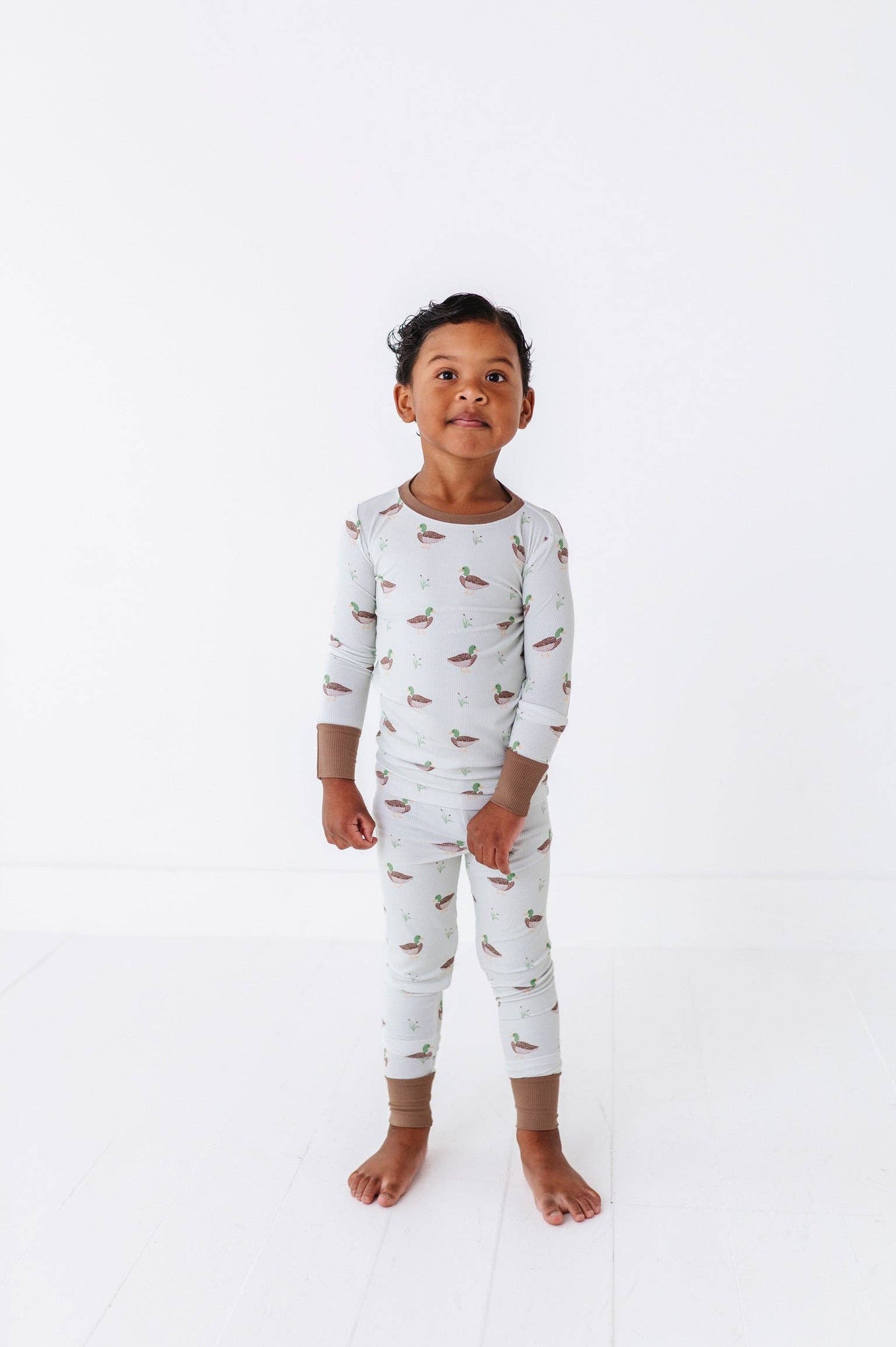 Duck, Duck Cute Ribbed Pajamas