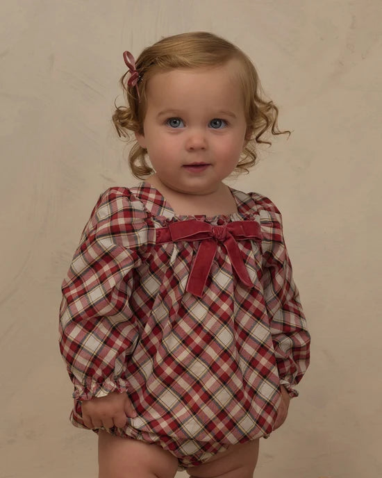 Annette Romper Holiday Tartan