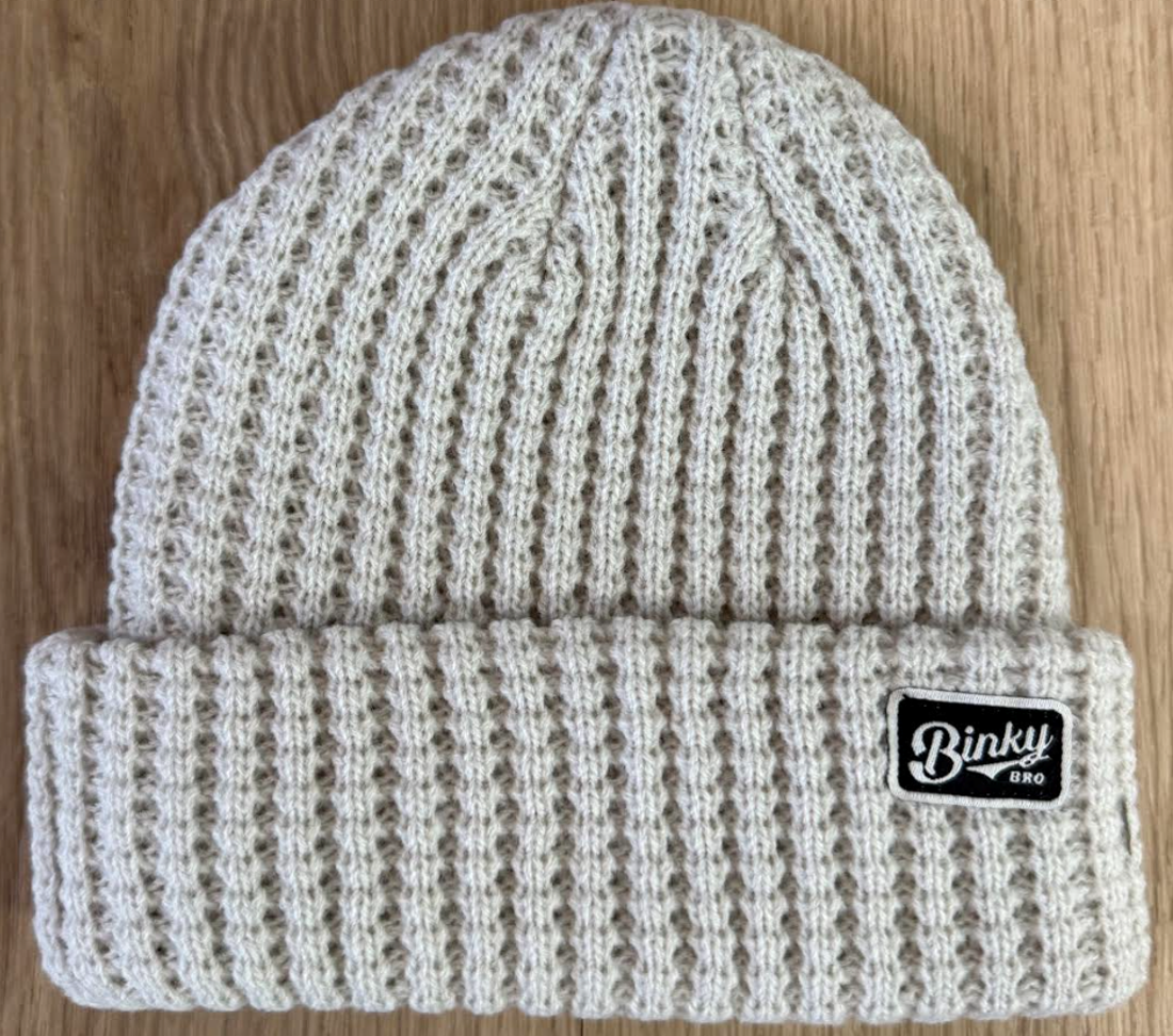 Natural Waffle Beanie