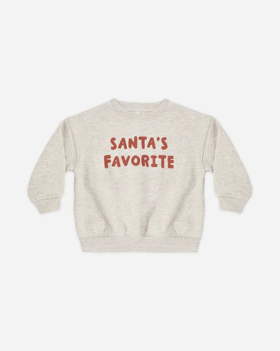 Relaxed Sweatshirt Santa's Favorite