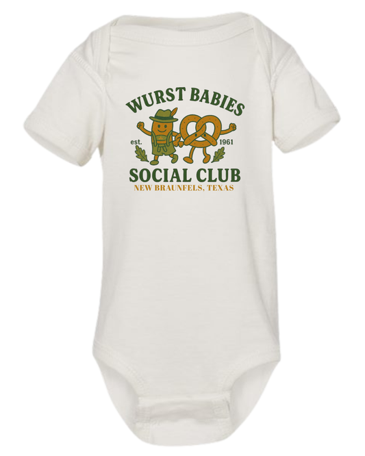 PRE-ORDER: Wurst Babies Social Club Onesie