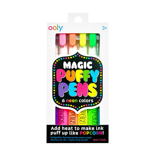 Magic Puffy Neon Pens
