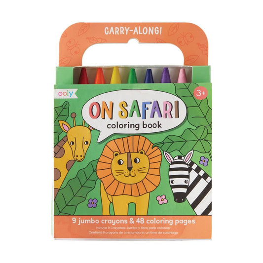 Safari Coloring Book Set