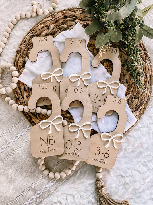 Bows Nursery Closet Dividers