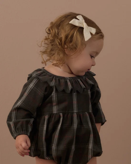Freya Romper Holiday Plaid