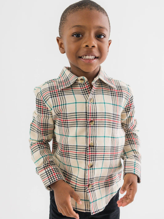 Tannen Plaid Long Sleeve Button Down