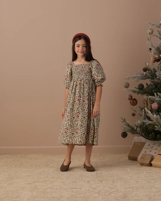 Adelaide Dress Holiday Floral