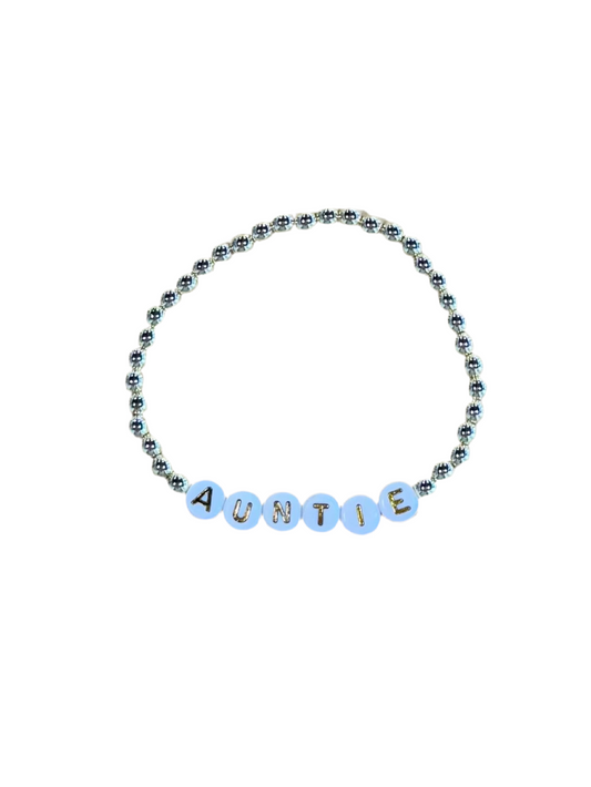 Auntie Gold Beaded Bracelet