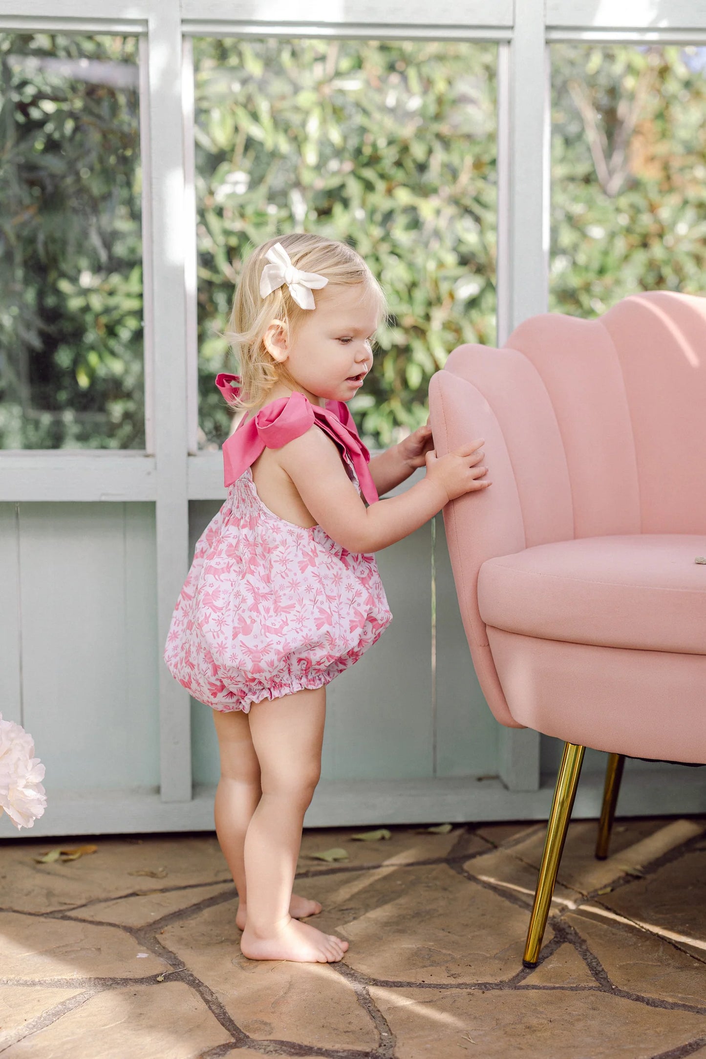 Pink Otami Smocked Bubble
