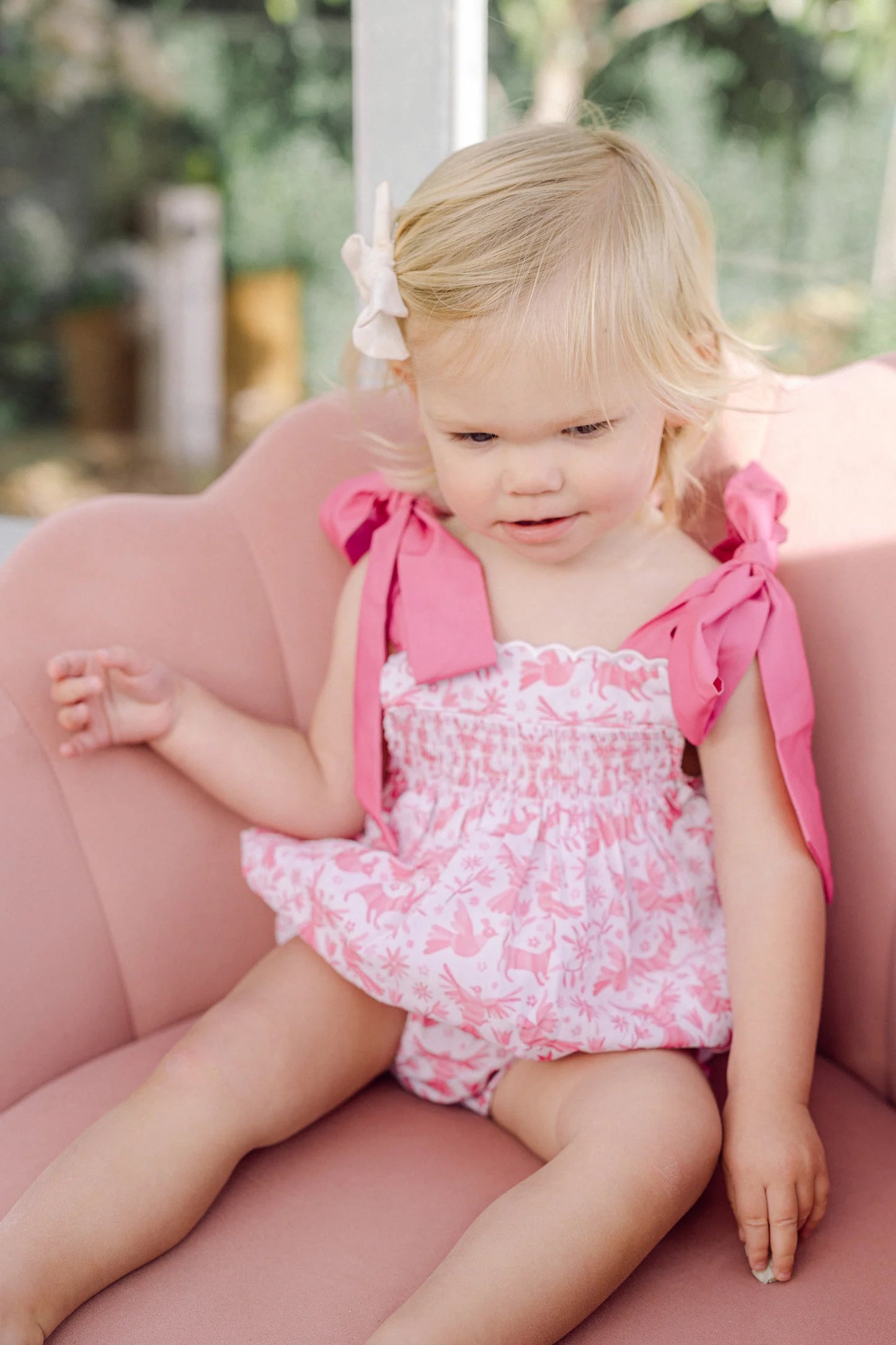 Pink Otami Smocked Bubble