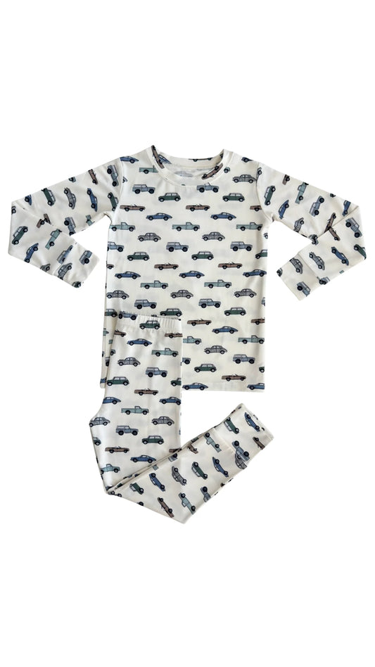 Vintage Cars Two Piece Set