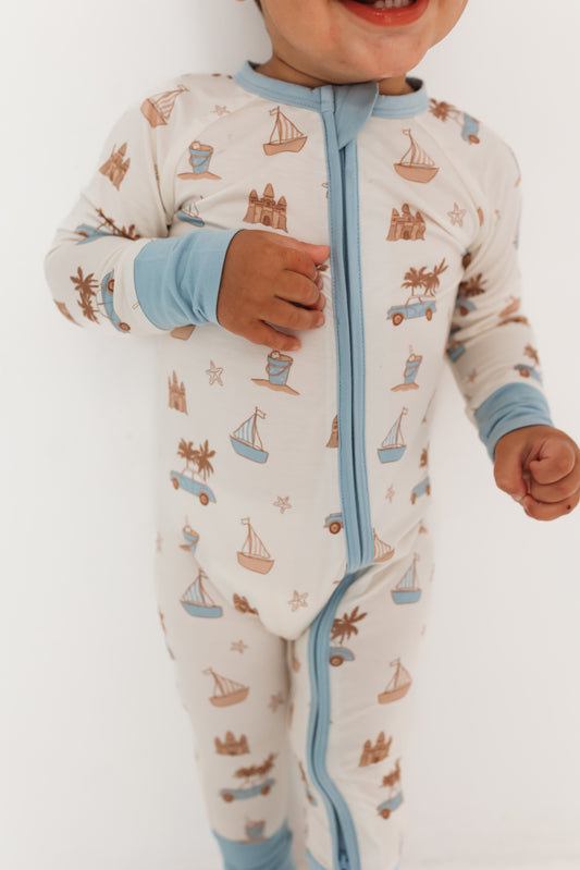 Coast Zipper Romper