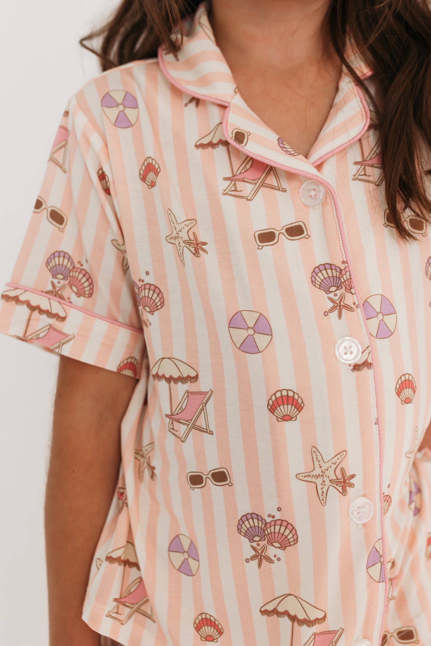 Beach Day Button Up Set
