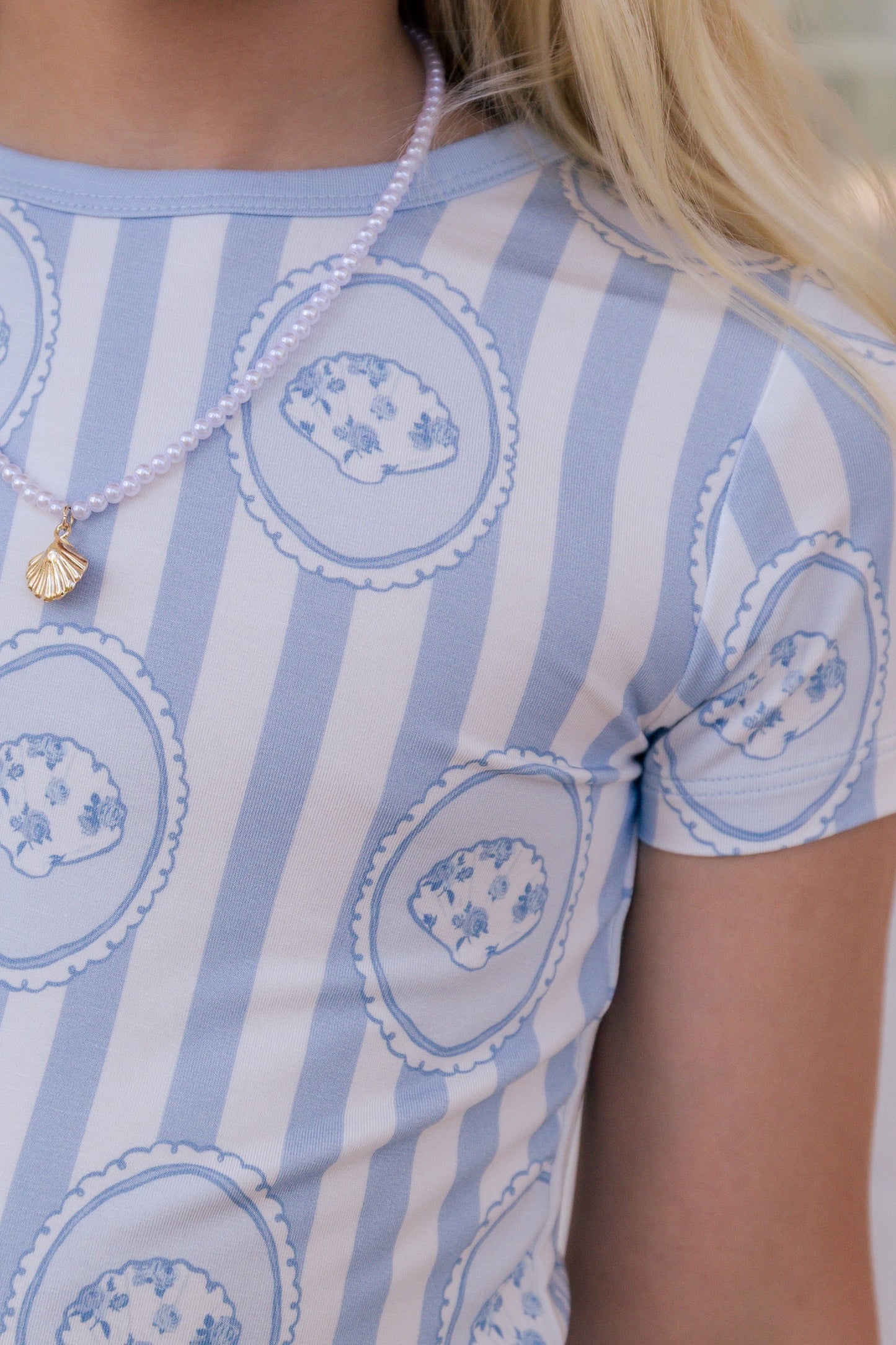 Floral Seashell Two Piece Set