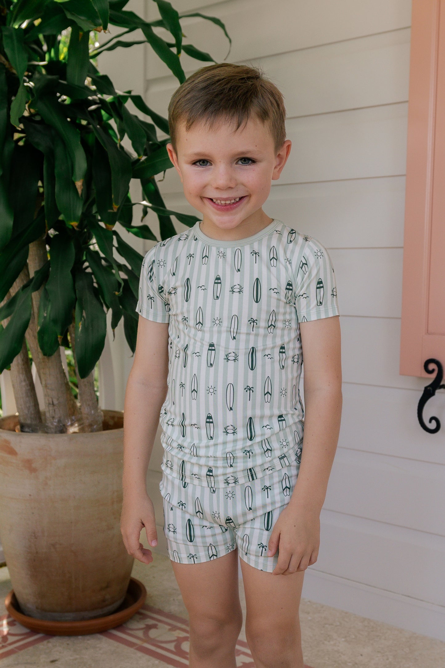 Green Surfs Up Two Piece Set