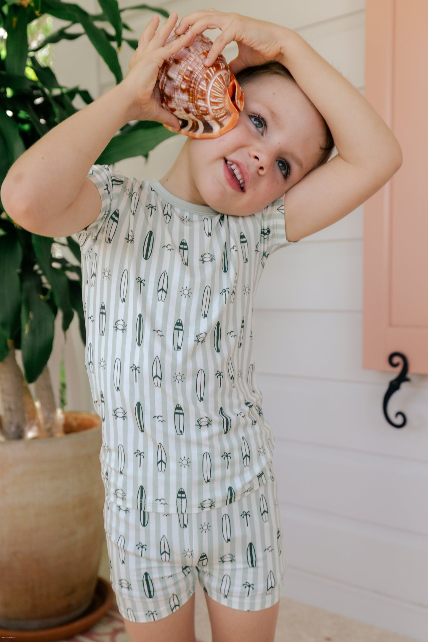 Green Surfs Up Two Piece Set