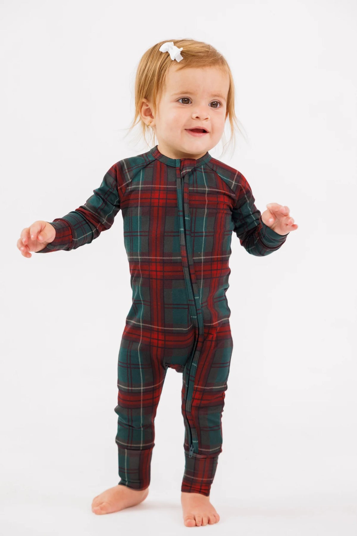 PRE-ORDER: Holiday Heritage Zipper Romper