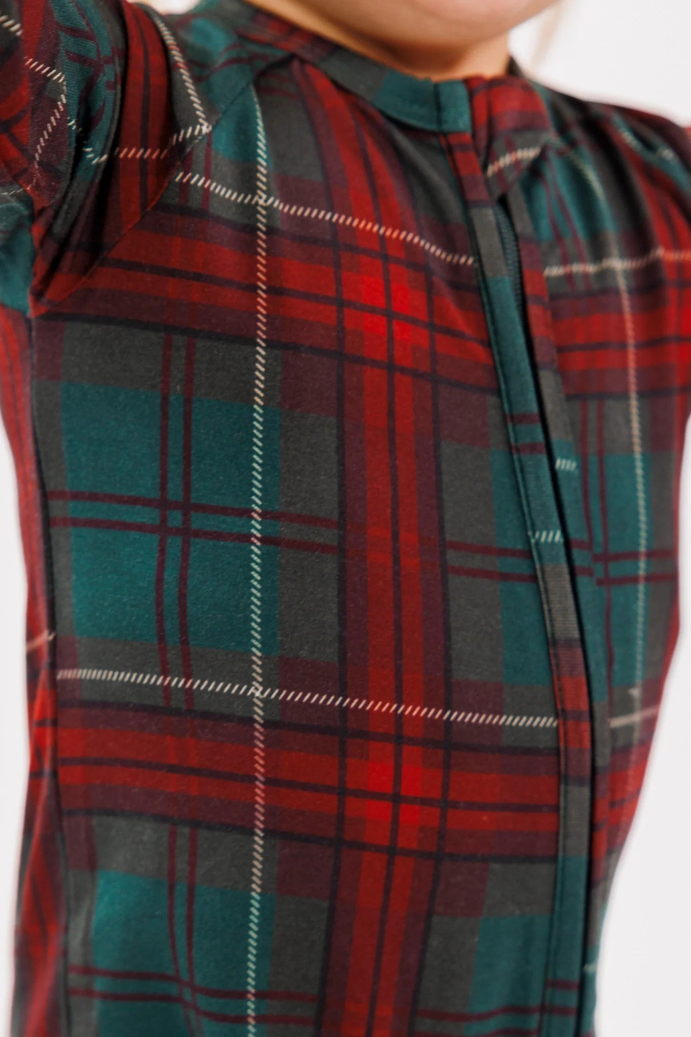 PRE-ORDER: Holiday Heritage Zipper Romper