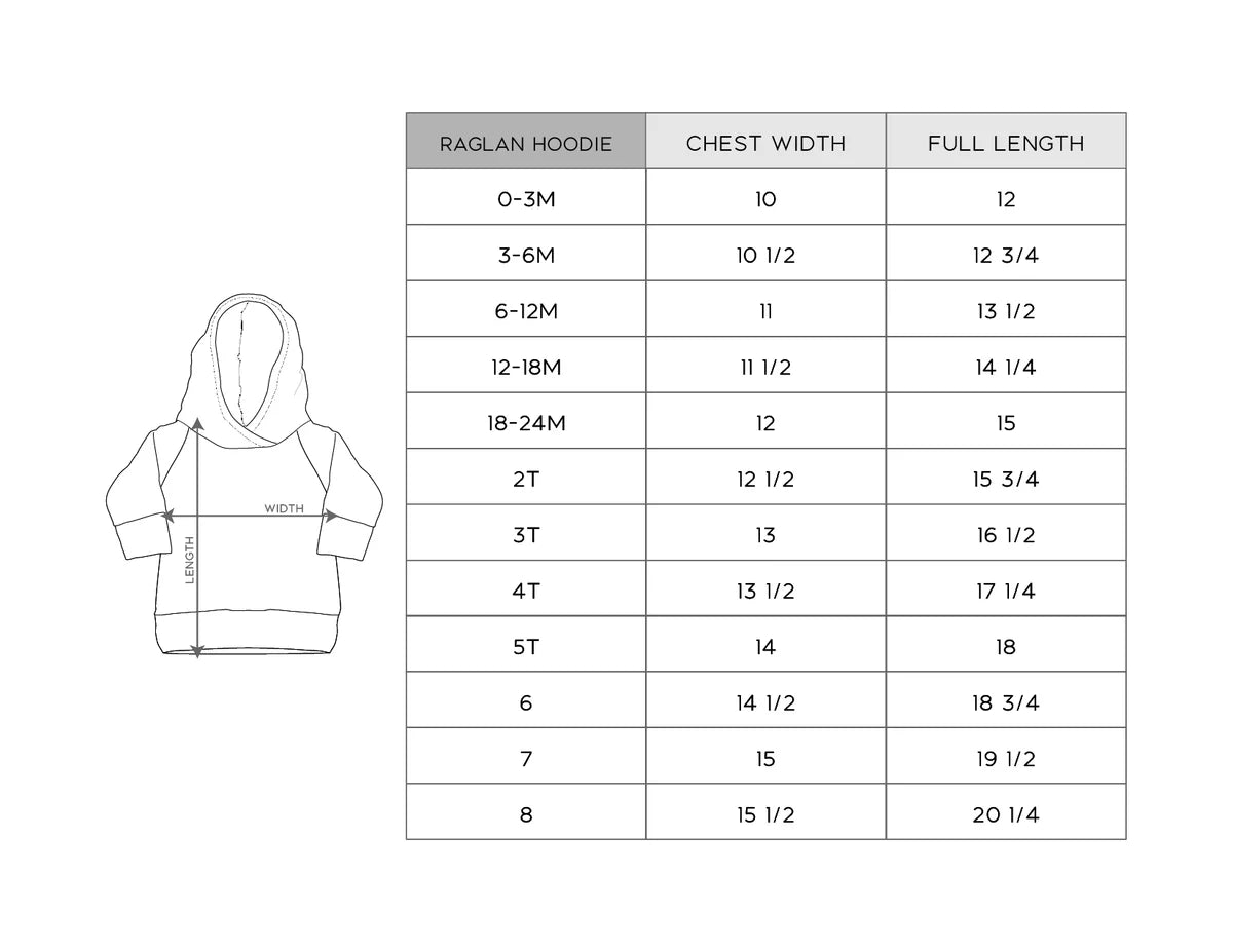Bolt Bamboo Raglan Hoodie