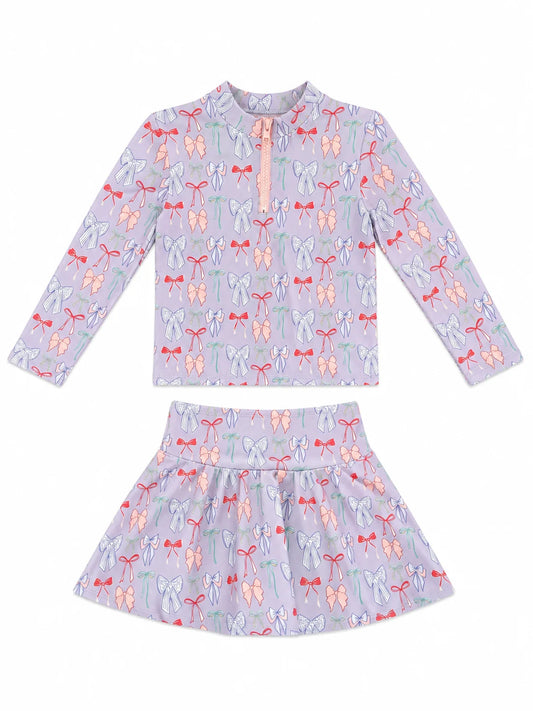 Lavender Bow Set