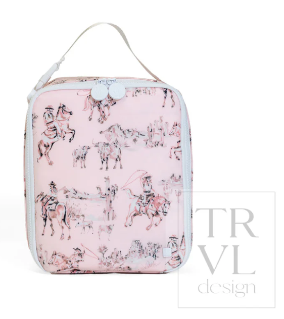 PRE-ORDER: Cowgirl Toile Lunchbox