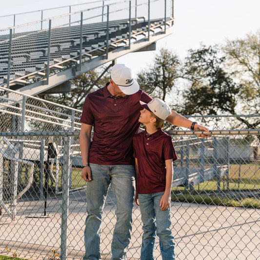 Dad Maroon Vintage Helmets Polo