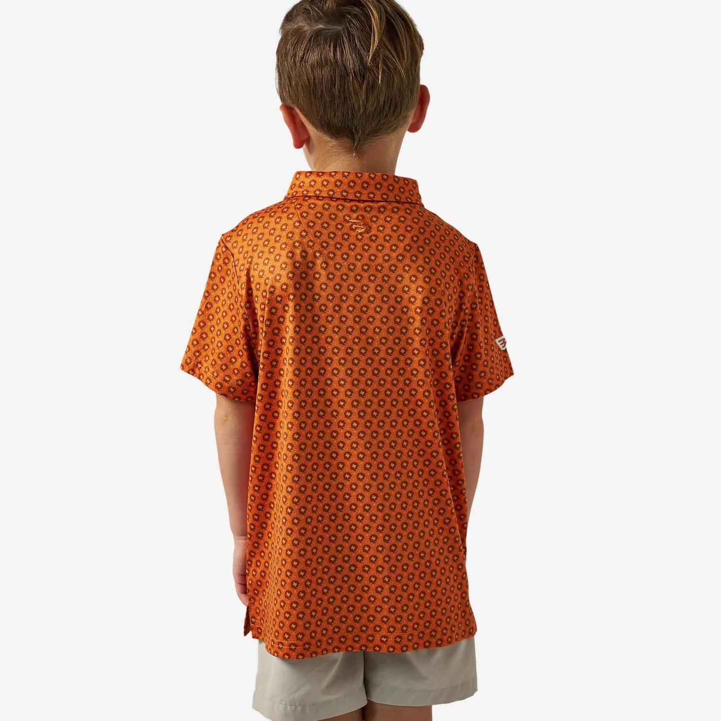 Burnt Orange Vintage Helmets Performance Polo