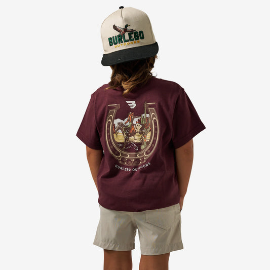 Maroon Horseshoe Tee