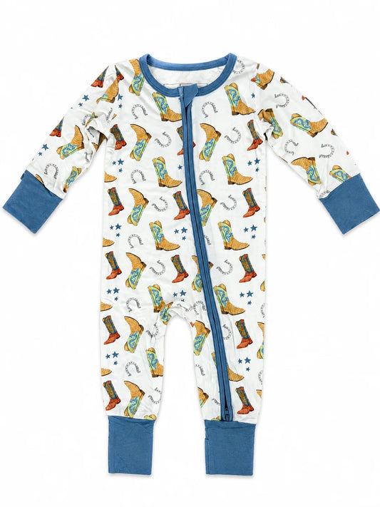 Boots Zipper Romper