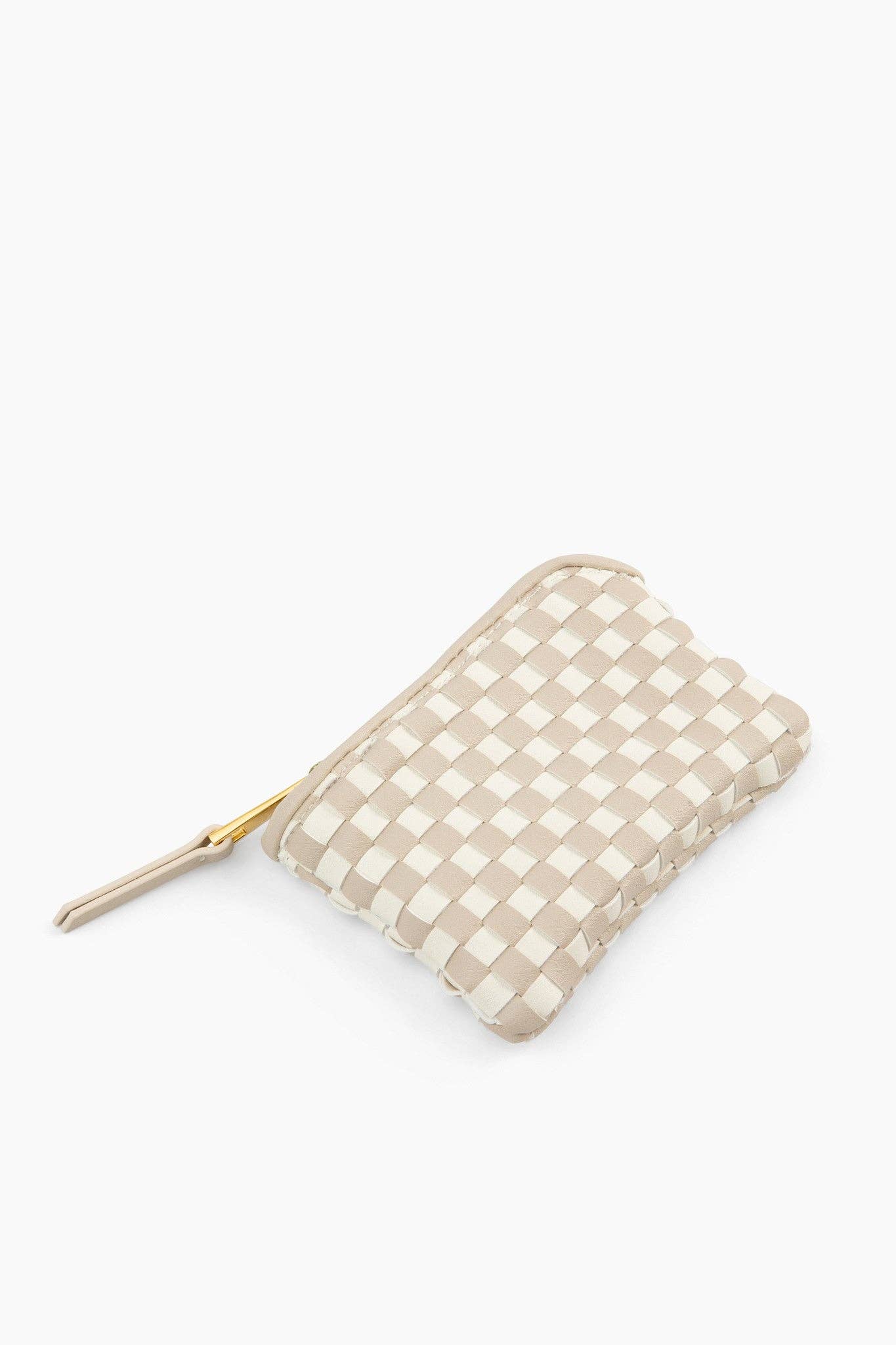 The Woven Wallet - Beige