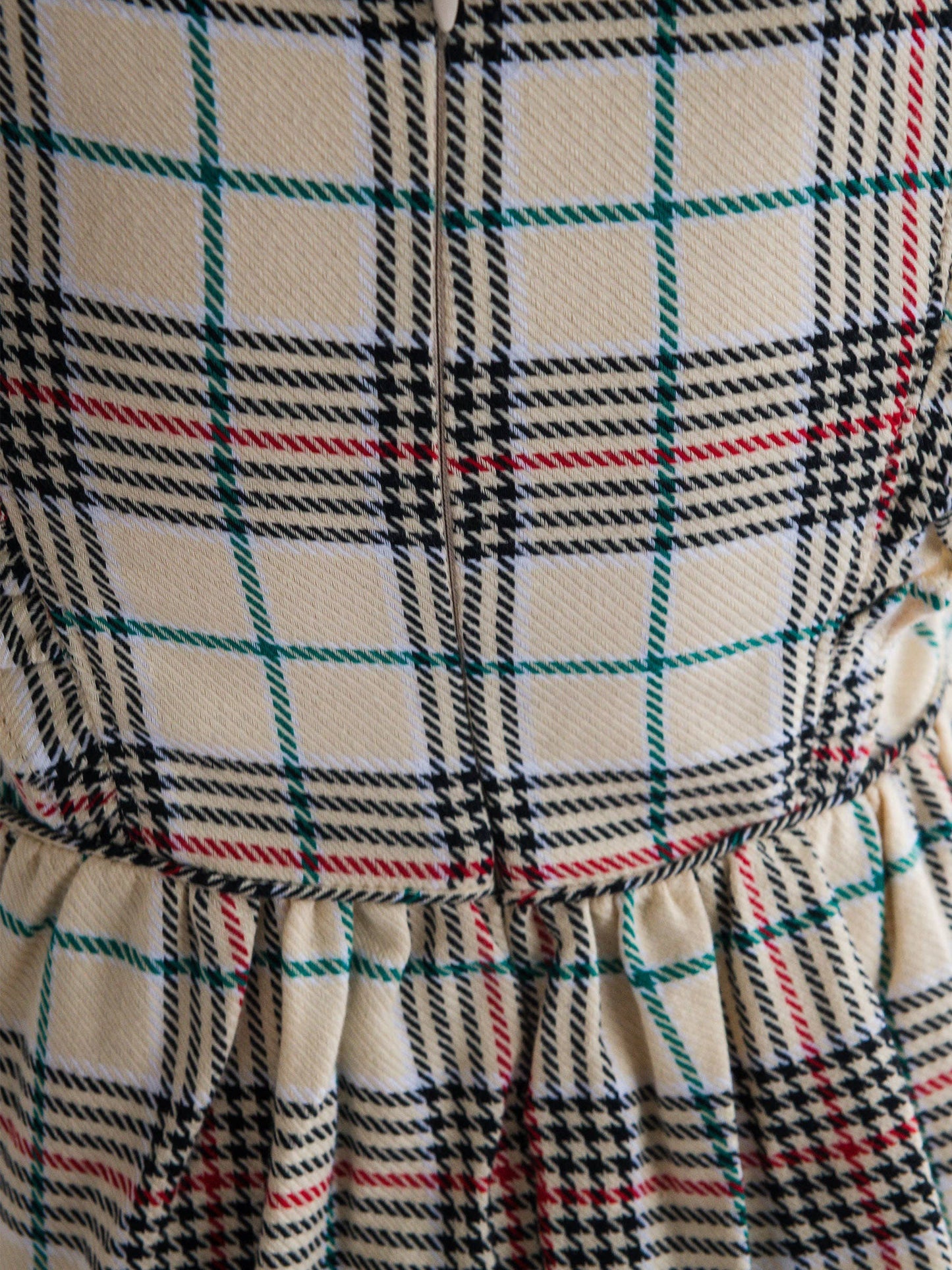 Tannen Plaid Bow Dress