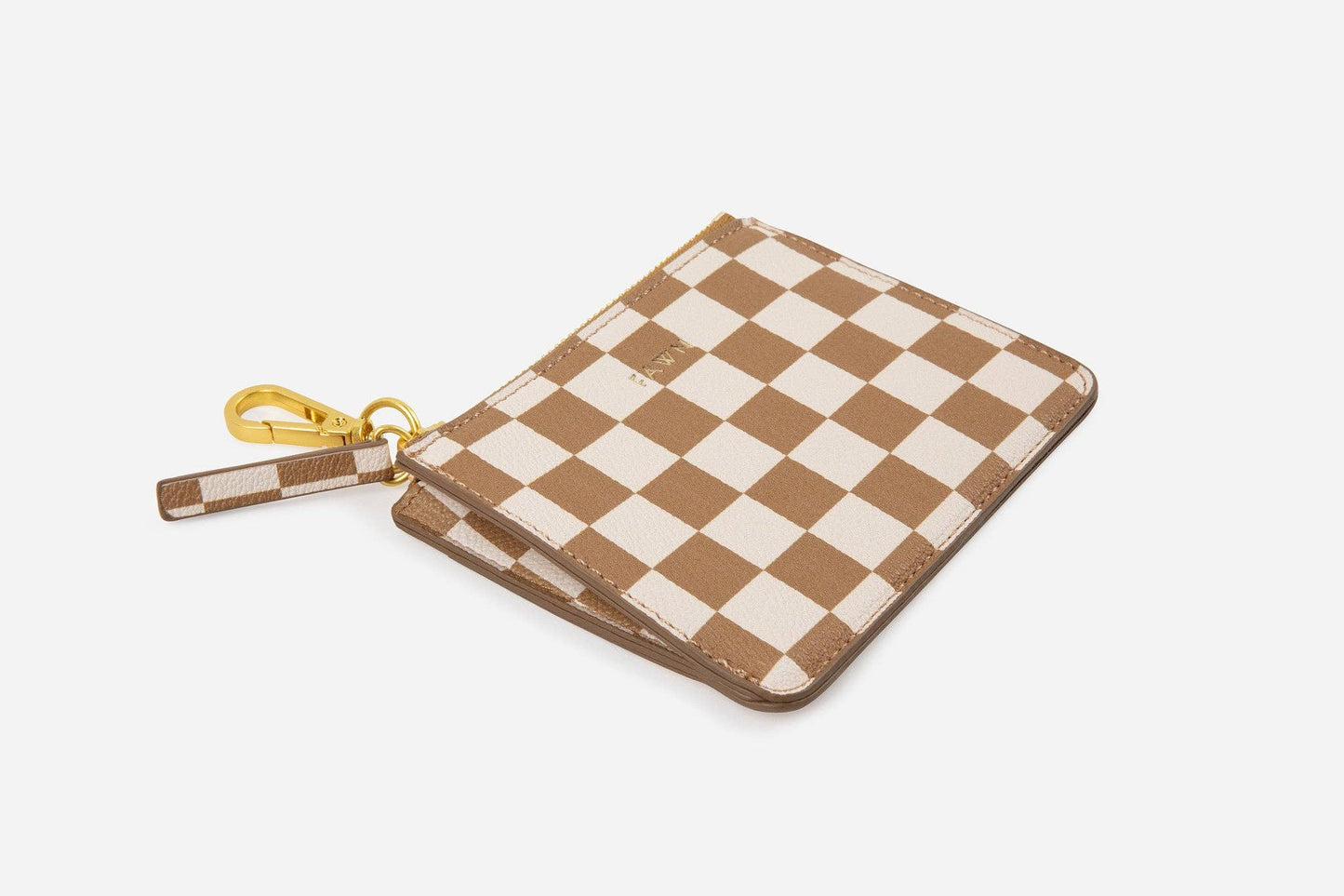 The Wallet Pouch - Camel Check